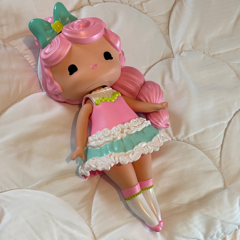 Adorable Pink and Green Doll